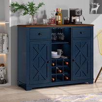 Blue sideboard on sale buffet table